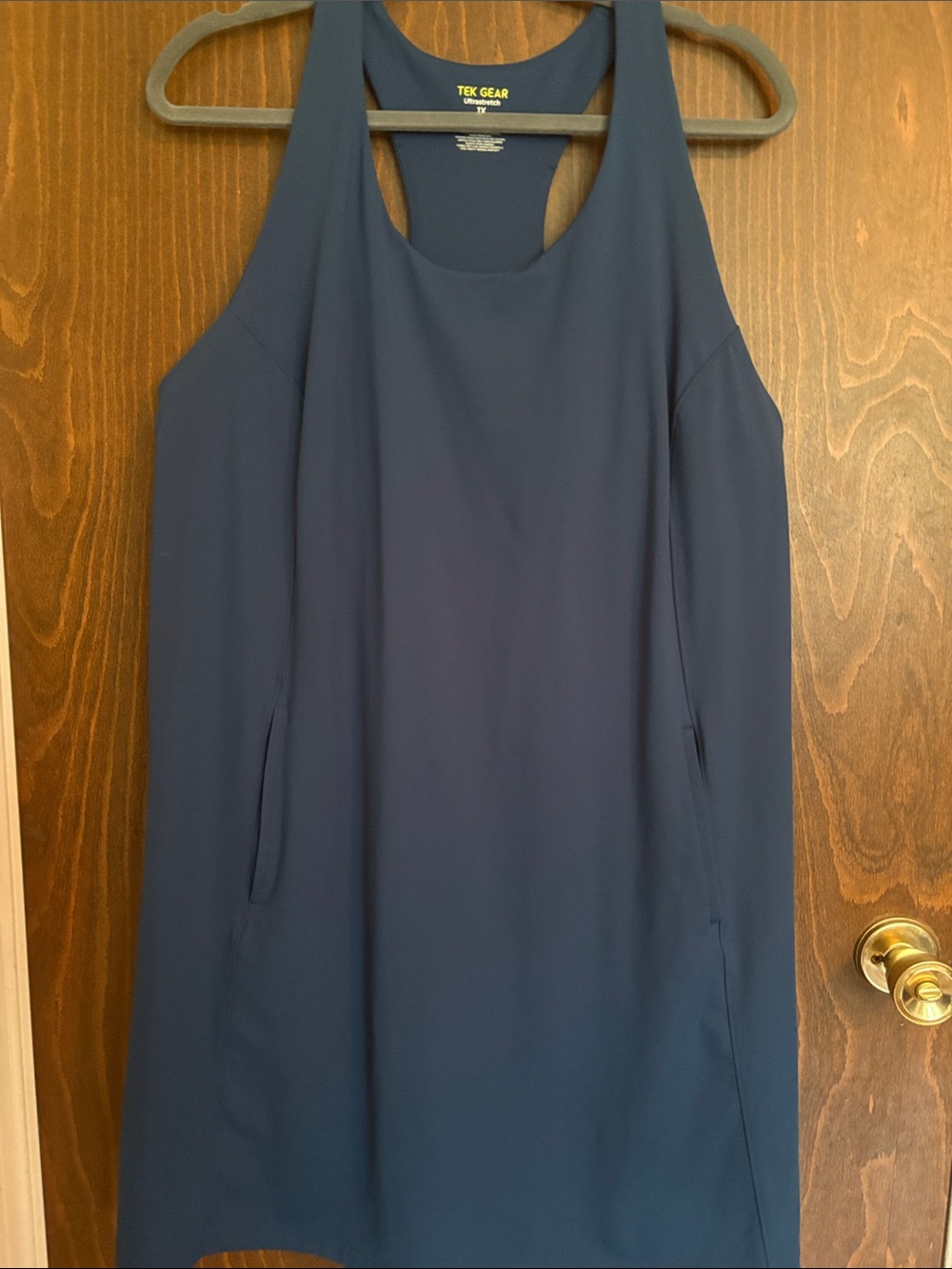 tek gear navy racerback athletic dress